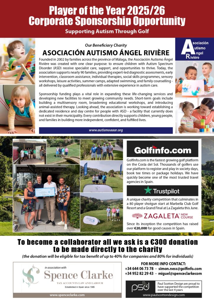 Player of the Year Sponsorship page