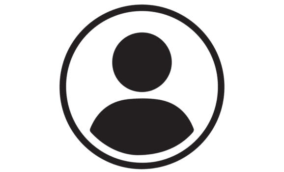 User icon on transparent background free png
